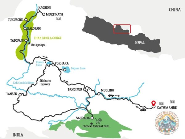 Road Trip to Mustang on a Motorbike